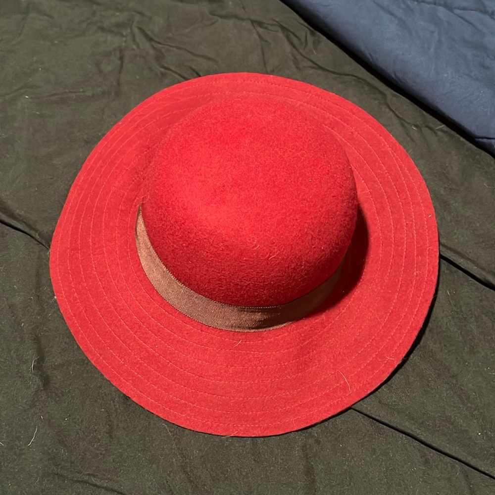 Red Fashion Hat